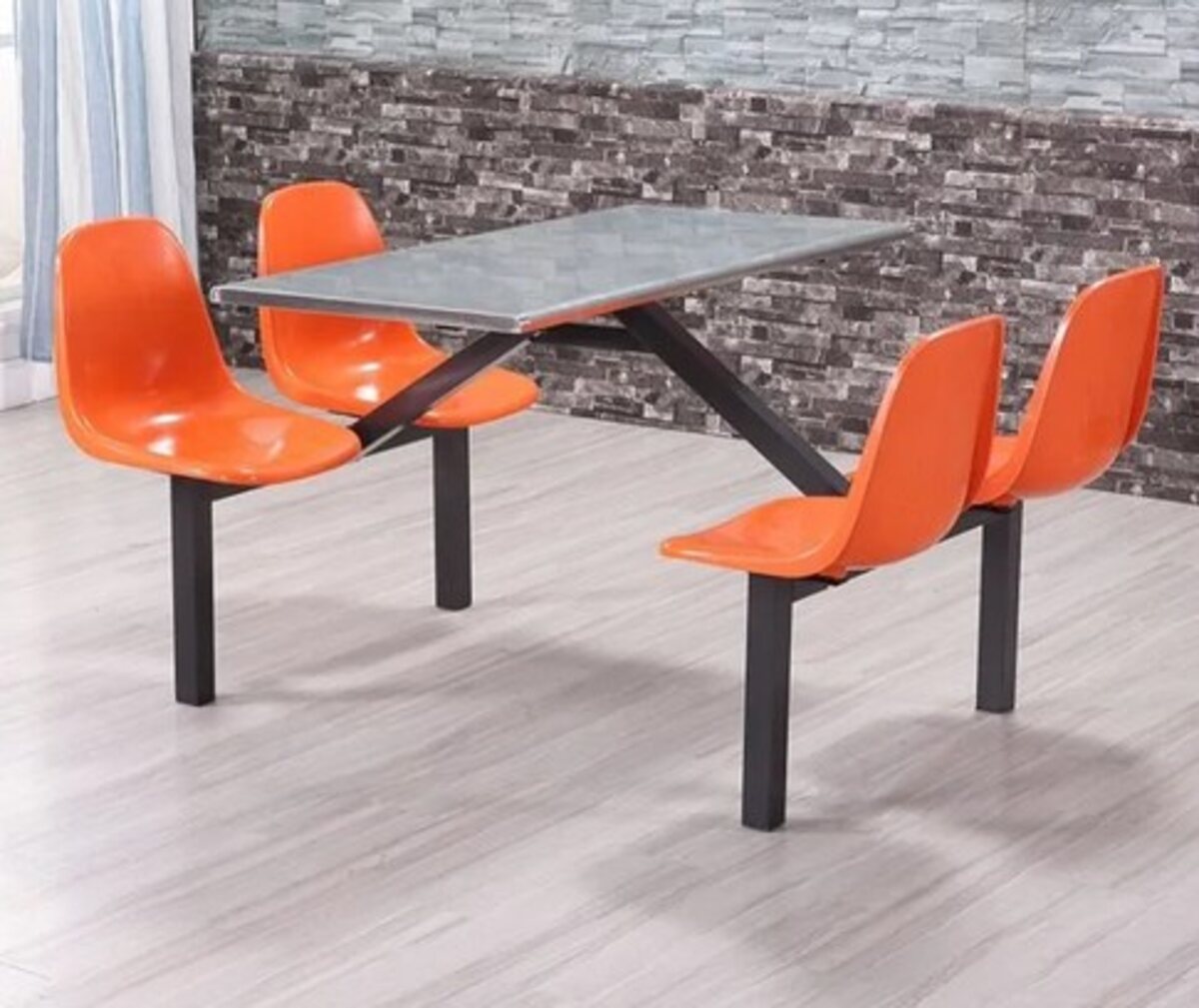 Installed dining module by M4